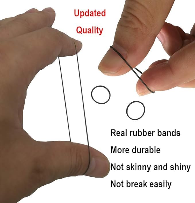 Image of GITGRNTH Soft Cotton Hair Ties for Women - No Damage Elastic Hair Bands - Durable Rubber Band for Women - Ideal Ponytail Holders - Comfortable Hair Accessories - Gentle on All Hair Types - Perfect for Thick and Thin Hair - Scrunches for Women - Kids Hair Rubber Band