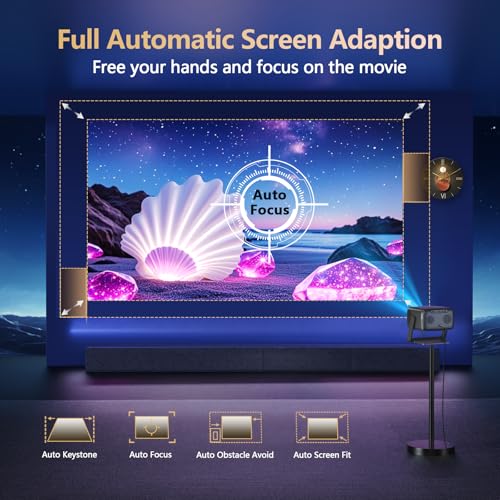 Goiaey 2000 ANSI/ Official-NetfIix/360°Stand Outdoor Projector の商品画像 4