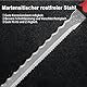 paxlloonge Dämmstoffmesser - Länge 340mm, 200mm Edelstahl Doppelklinge, Rot