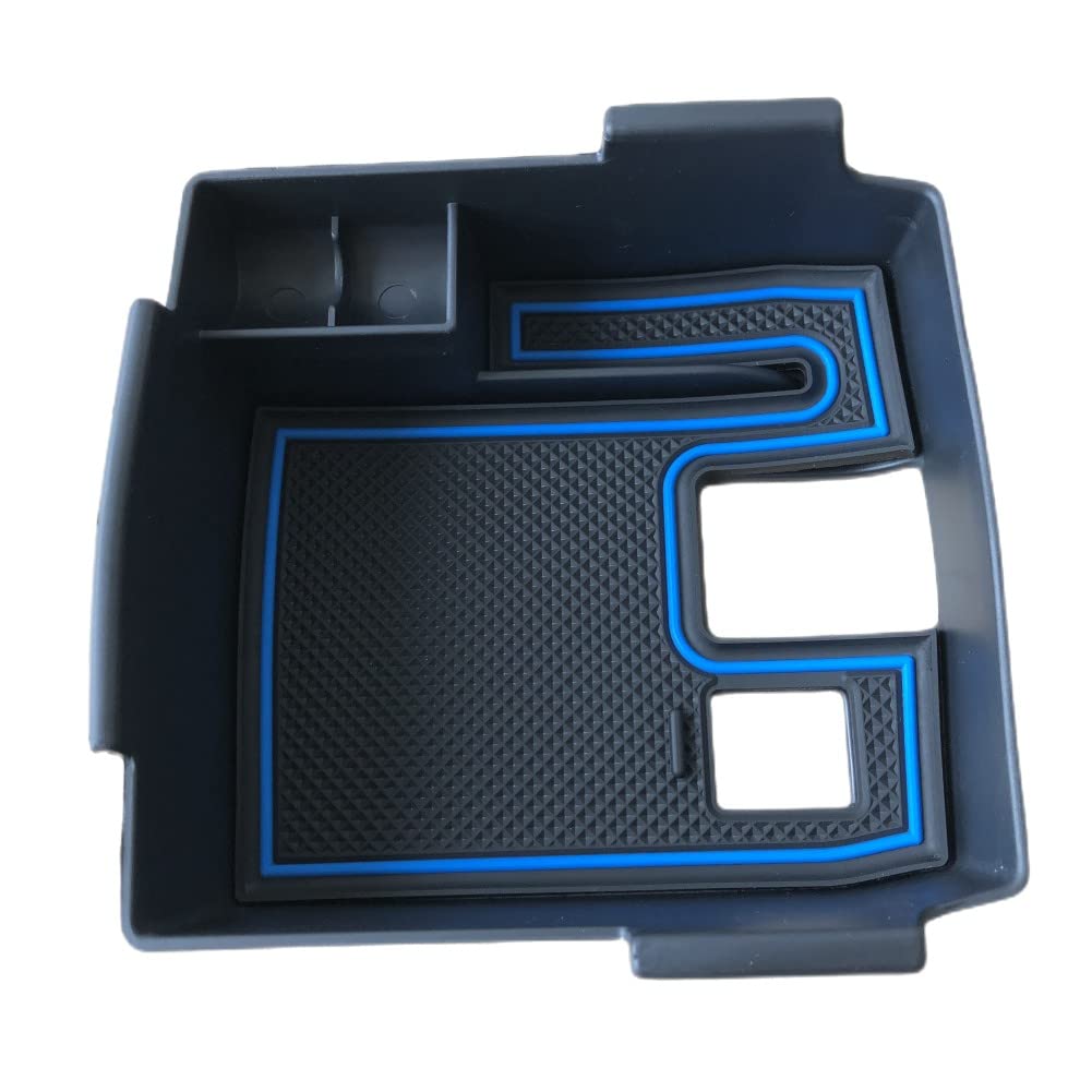 Organizer YEE PIN Per Toyota Corolla Cross 2021-2023 - Scatola Portaoggetti Per Console Centrale Con Tappetino Antiscivolo - Foto 12