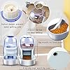 2-Pack-Automatic-Cat-Feeders-Dog-Water-Bowl-Dispenser-and-Dog-Food-Bowls-Set-Dog-Feeding-Watering-Supplies-for-Small-Medium-Big-Pets-Cat-Bowls-for-Food-and-Water-1-Gallon Dog Food Bowls Set