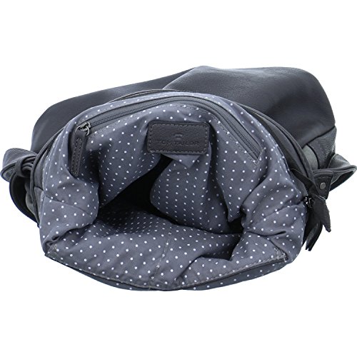 TOM TAILOR Juna Damen Hobo Bag Schultertasche Mittelgroß Grau