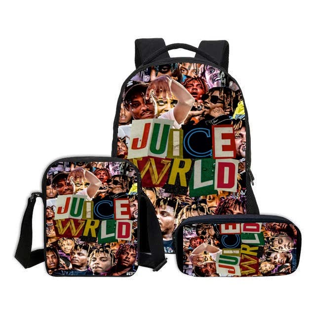 Pinklips Shopping Juice Wrld American Rapper Theme Fan Art Laptop Bag Casual School Backpack (COMBO OF 3-SIZE BAGS) - PINKBAGS_01 (B09V2LB8DR) Amazon Price History, Amazon Price Tracker