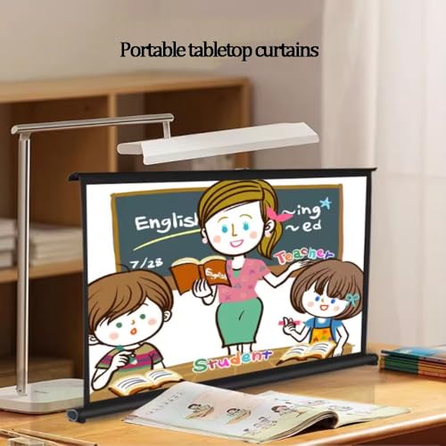Pantalla de proyección manual de mesa 50" 16:9 miniatura 5