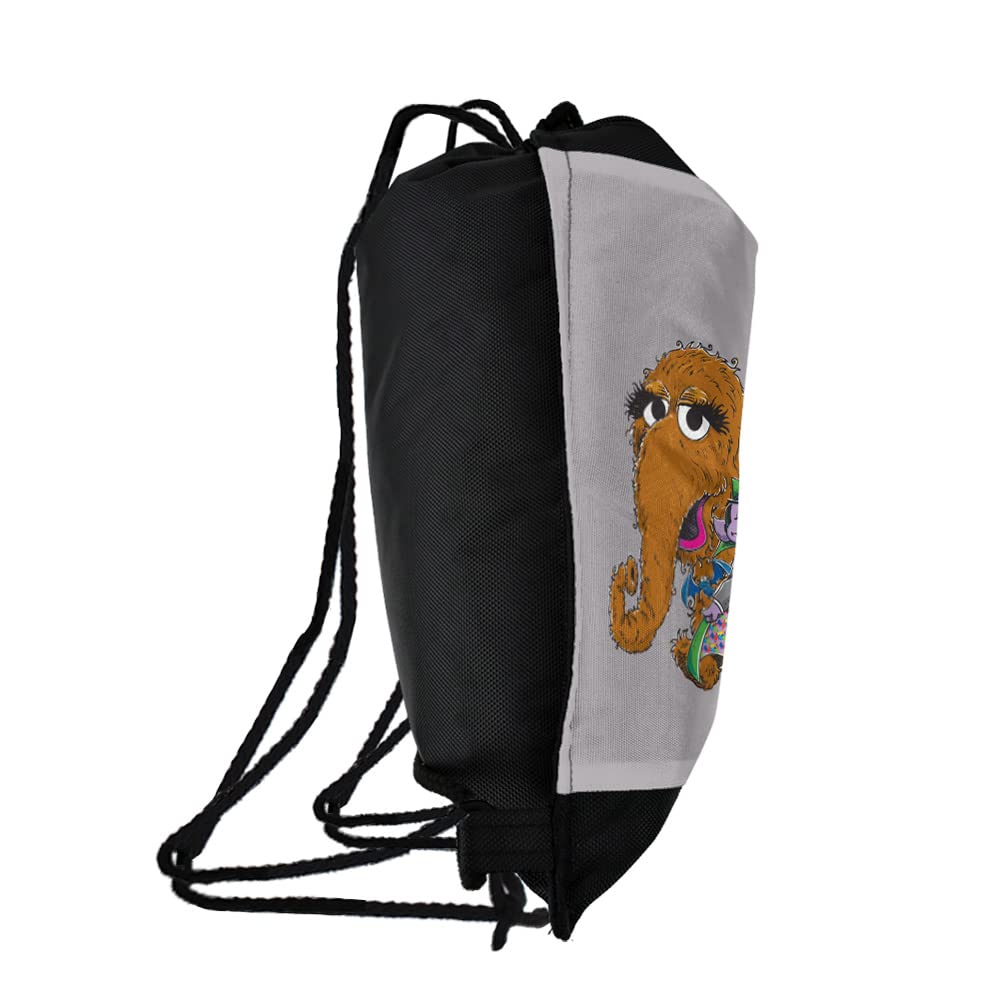 LOGOVISION Sesame Street Group Street Light Drawstring Backpack Sports Bag Sackpack 17
