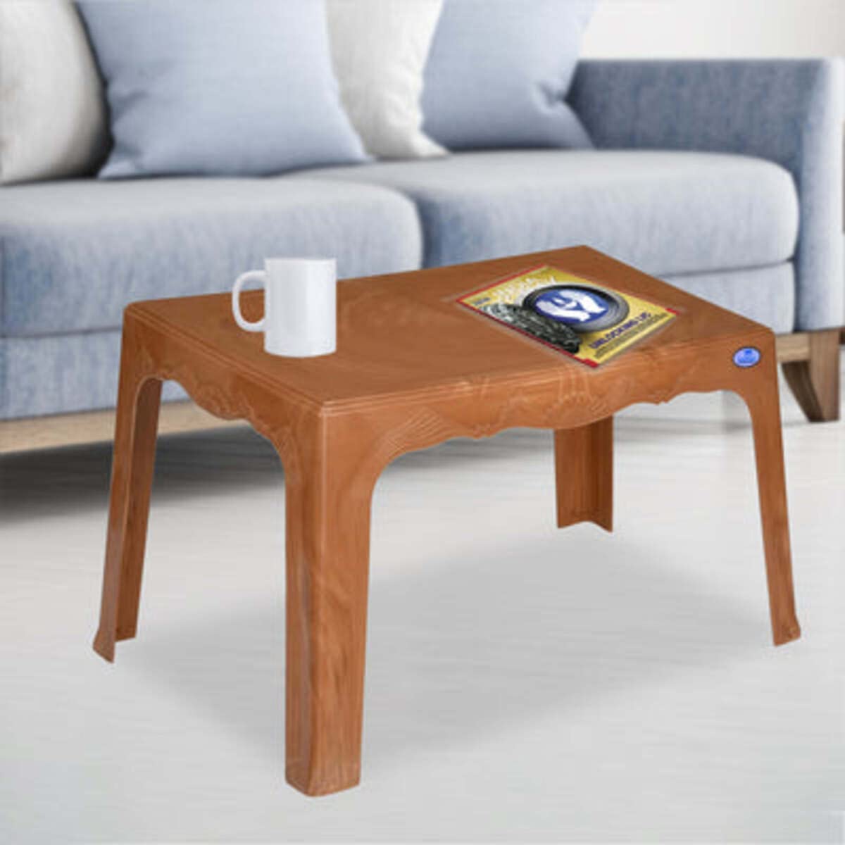 Nilkamal Magnum Contemporary Center Coffee Table/Tea Table/Teapoy for Home/Living Room/Office & Outdoor (Pear Wood) (B0BJ2RJG2N) Amazon Price History, Amazon Price Tracker