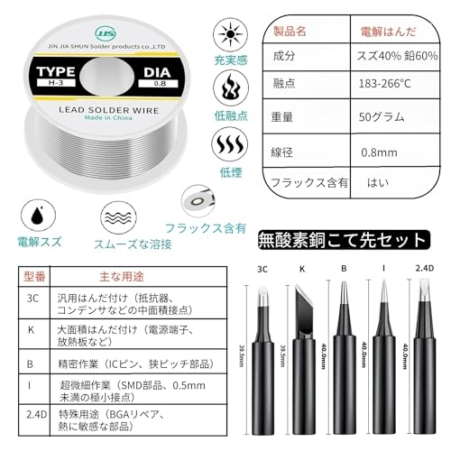 MatsushouWorks はんだごて 2025昇級版 18-in-1 の商品画像 4
