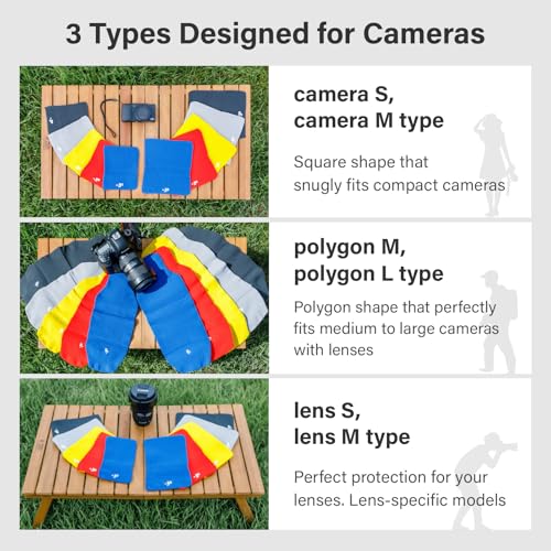 Camera Cover, Square W, Made in Japan, M size, Orange