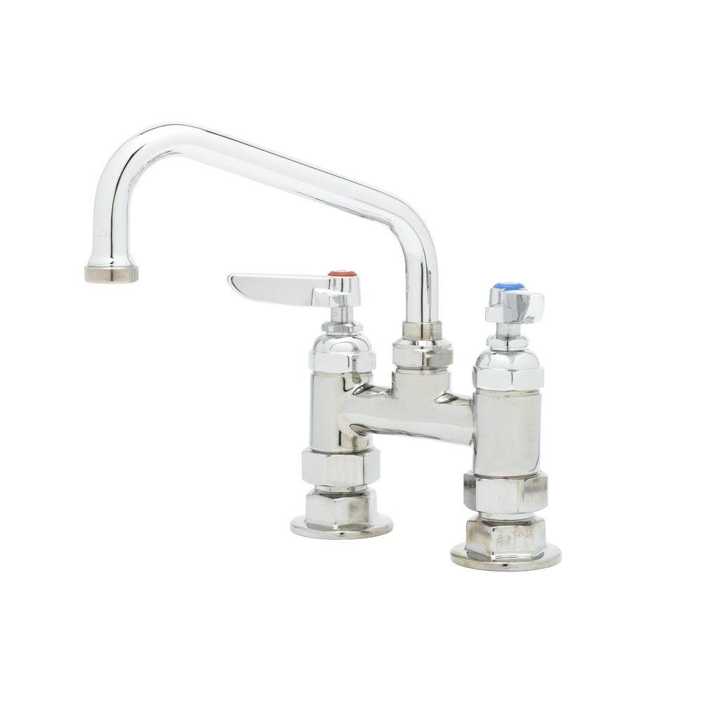 T&S Brass B-0227 Deck Mixing Faucet with 060X Nozzle