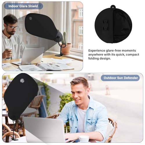 image for Pareaa Office Desk Shade and Cubicle Shade: Blocks Light, Glare, and D