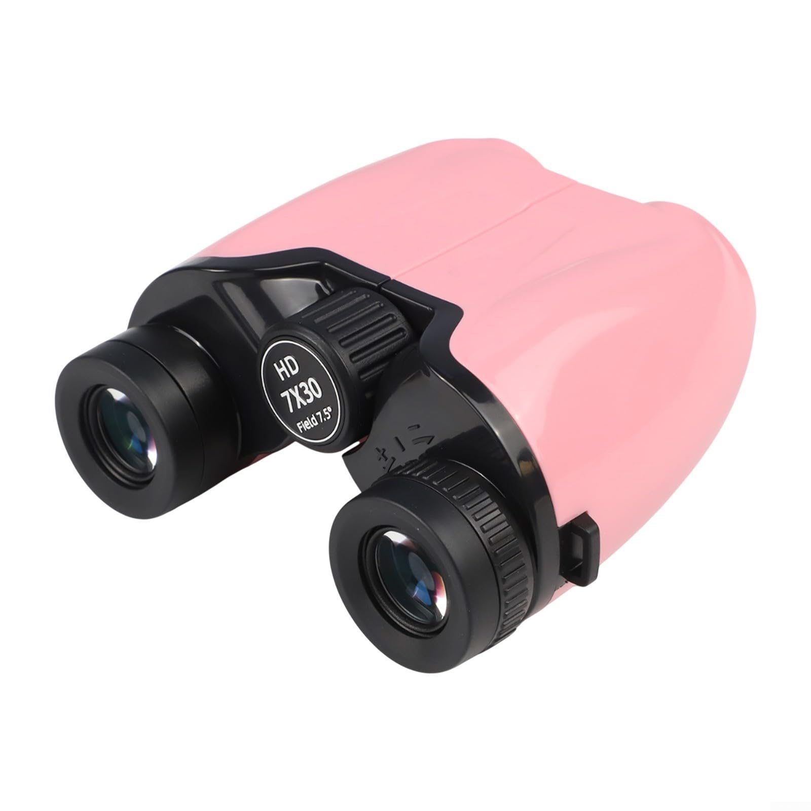 Binocolo compatto con ingrandimento 7x con ampio campo visivo, binocolo tascabile leggero per concerti, osservazione delle stelle, eventi sportivi e viaggi all'aperto (rosa)