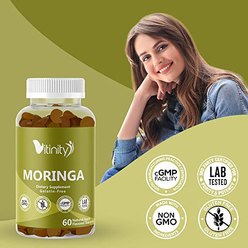 Moringa Oleifera Gummies,Overall Health Support–Miracle Tree Leaf–Potent Antioxidant Properties–Green Superfood Vitamins… - Image 5