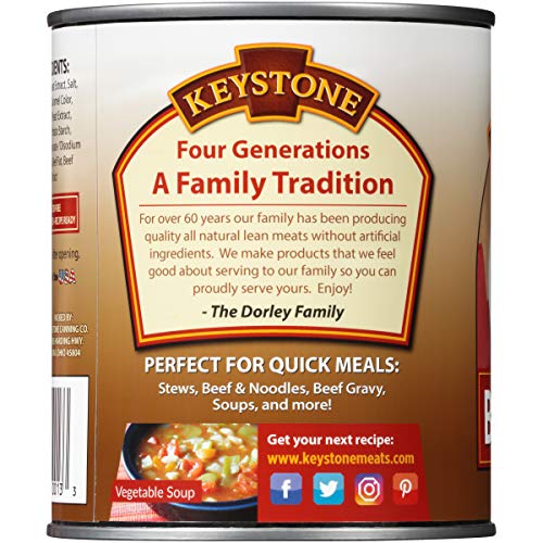 Keystone Meats Broth, Beef, 27 Ounce (Pack of 12)
