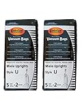 10 Miele Upright Style U Vacuum Bags + 4 Filters with Hygienic Self-Closing Seal and Filters, Allervac, Upright Vacuum Cleaners, 07805130, 7282050 4002514835983, 780513000017, S7280, S7280, S7260