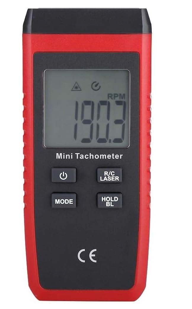 GSK Corporation® Mini Non-Contact Digital LCD Tachometer RPM Tach Speed Meter-picture-10