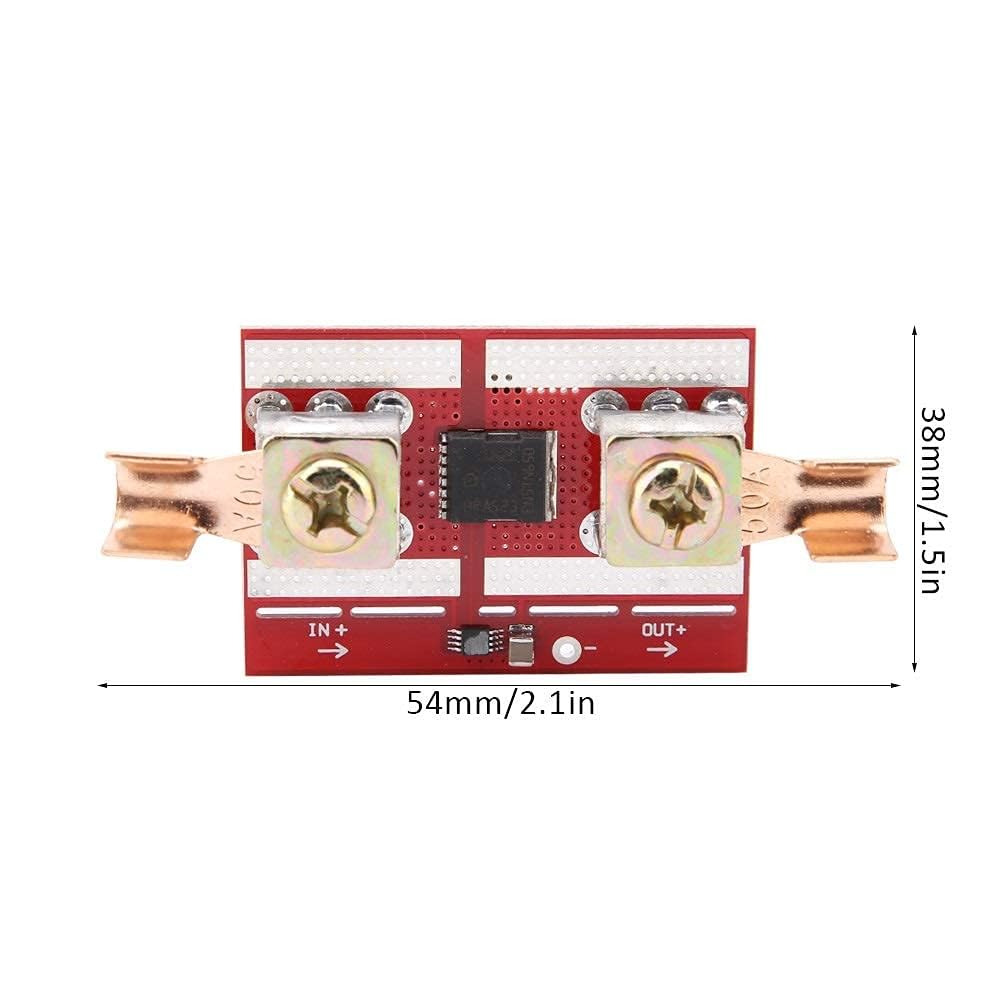Ideale Diode 50A, Klassische Diode Solardiode 9-70V mit Rückstromschutz, 1200W Hochleistungsdioden zum Ladeschutz vor Bewässerung, für Solaranlagen, Batterieladegeräte