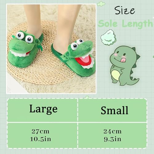 Rogess Schnappi Crocodile Slippers - Alligator Slides, Funny Open Mouth Design for Women - Cute Halloween Footwear2