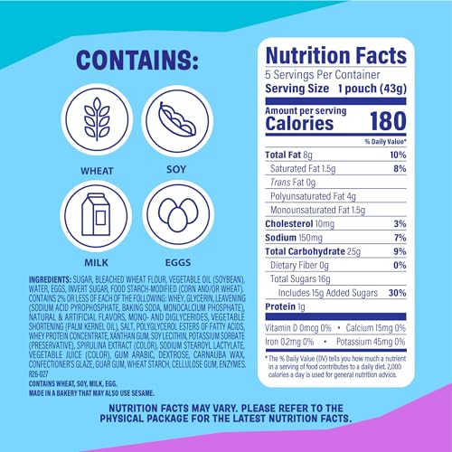 Image of Little Bites Party Cake Muffins, 5 individual packs, (1.5 oz each), Cake and Sprinkles Mini Muffins, 7.5 oz Multipack