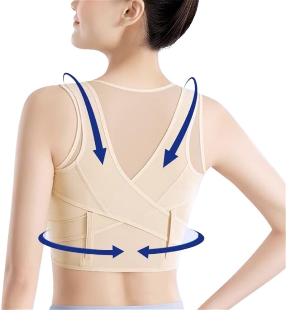 Invisible Adult Correct Hunchback Correction Device Anti Straight Back Shoulder Improvement(Large)