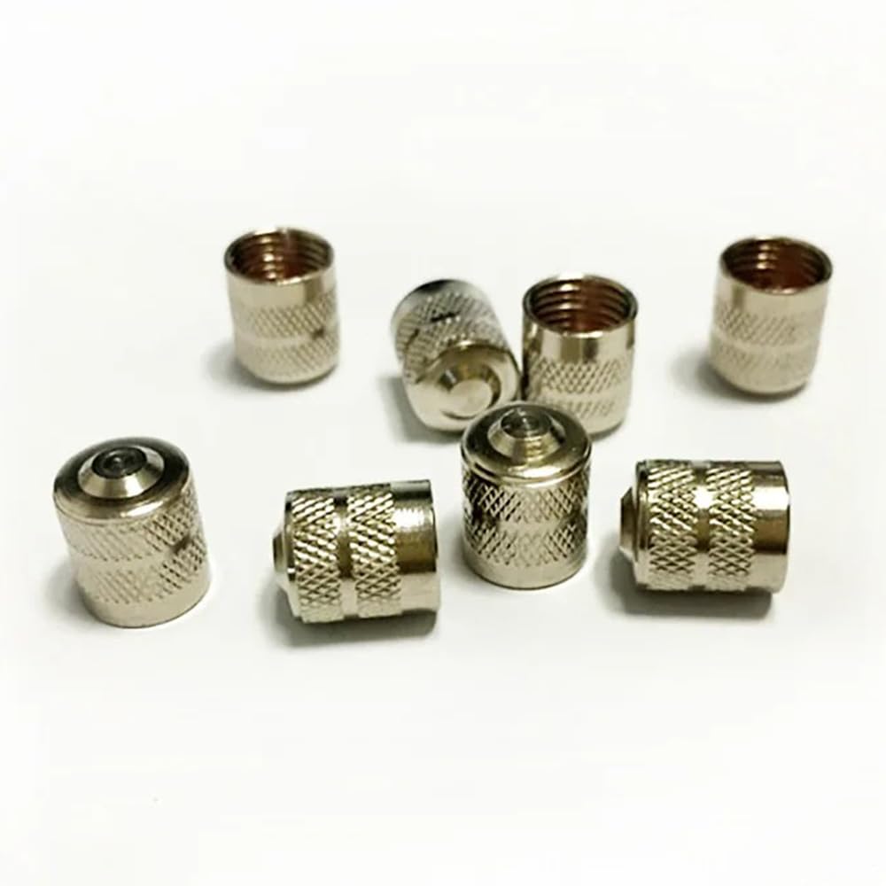 Tappi Pneumatici Auto 1000 Pezzi Tappi valvola Pneumatici in Metallo coprivalvola in Ottone coprivalvola Stelo valvola Pneumatici Auto