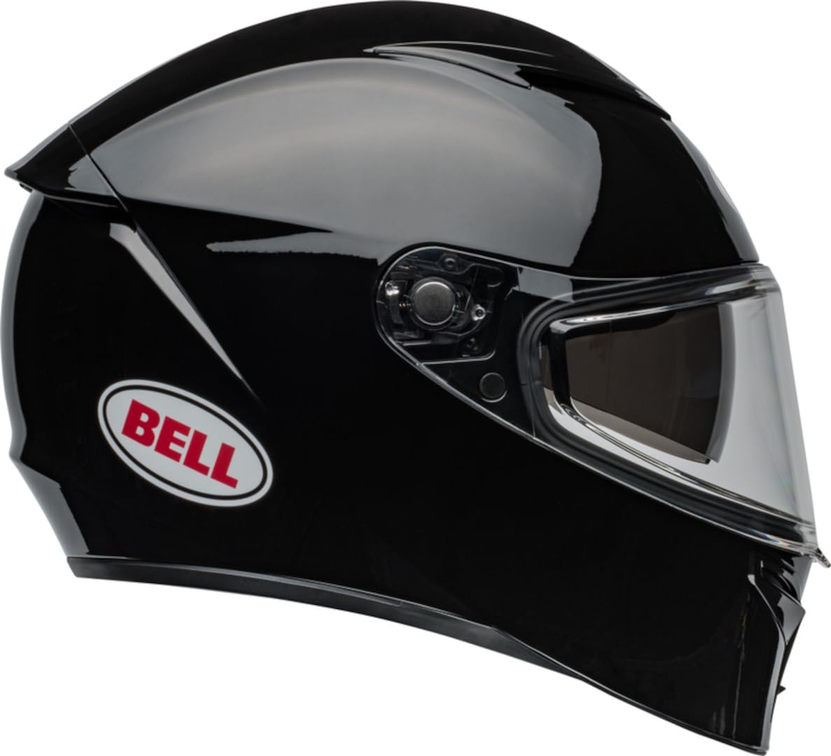 Bell Lithium Solid ECE Casque Moto Coque Dynamique, Visière Solaire Intégrée, Doublure EPS Multi-Densité, Optique Classe 1, Écran Pinlock, Couleur : Black, Taille : M