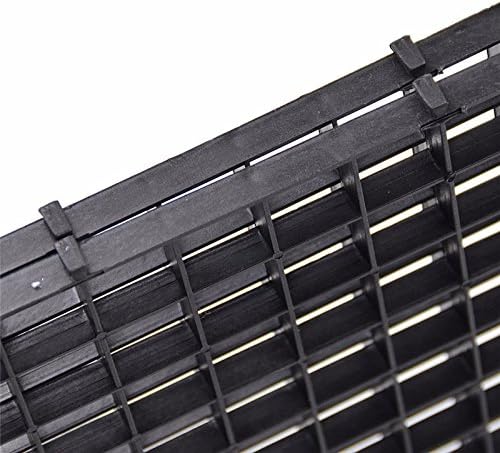 4 Pcs Aquarium Divider Tray Plastic Grid Aquarium Egg Crate Light Diffuser, Fish Tank Divider Filter Bottom Isolation with 8 Pcs Sucker Clip(Black)