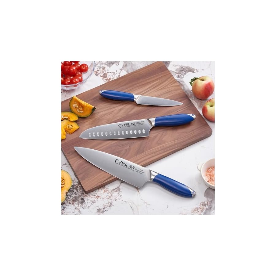 kitchen-knife-set-6-Pcs-Chefs-Knife-Set-Japanese-knife-set-Razor-knives-set-for-kitchen-Forged-from-High-Carbon-German-Steel-Full-Tang-Prussia-Blue-Ergonomic-Handle-Kitchen-Gifts Czeslaw kitchen knife set, 6 Pcs Chef's Knife Set, Japanese knife set, Razor knives set for kitchen, Forged from High Carbon German Steel, Full Tang Prussia Blue Ergonomic Handle, Kitchen Gifts