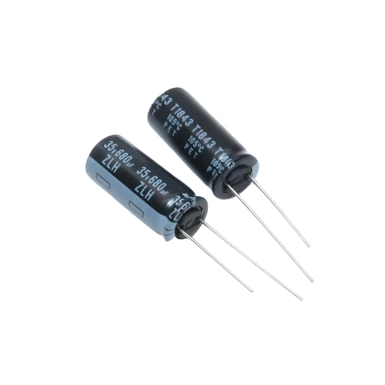 10PCS Rubycon Aluminum electrolytic Capacitor 35V 680UF 10X23 Ruby zlh high Frequency and Long Life