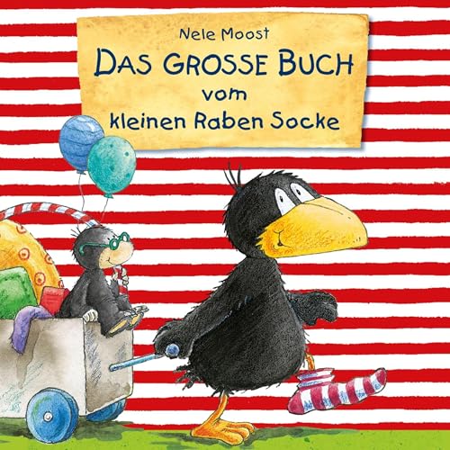 Diseño de la portada del título Der kleine Rabe Socke - Lesungen