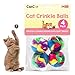 Cancor Innovations Mini Crinkle Ball Cat Toy (4 Pack)