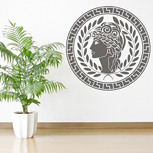 KaaHego Patrician Woman Wall Sticker Ancient Greece Wall Decal Greek Bedroom Home Décor