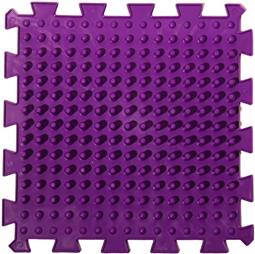 Funny-Steps Orthopädische Sensorische Boden spielmatten für Kinder Super Mix (9 Puzzle Quadrat Waldweg)