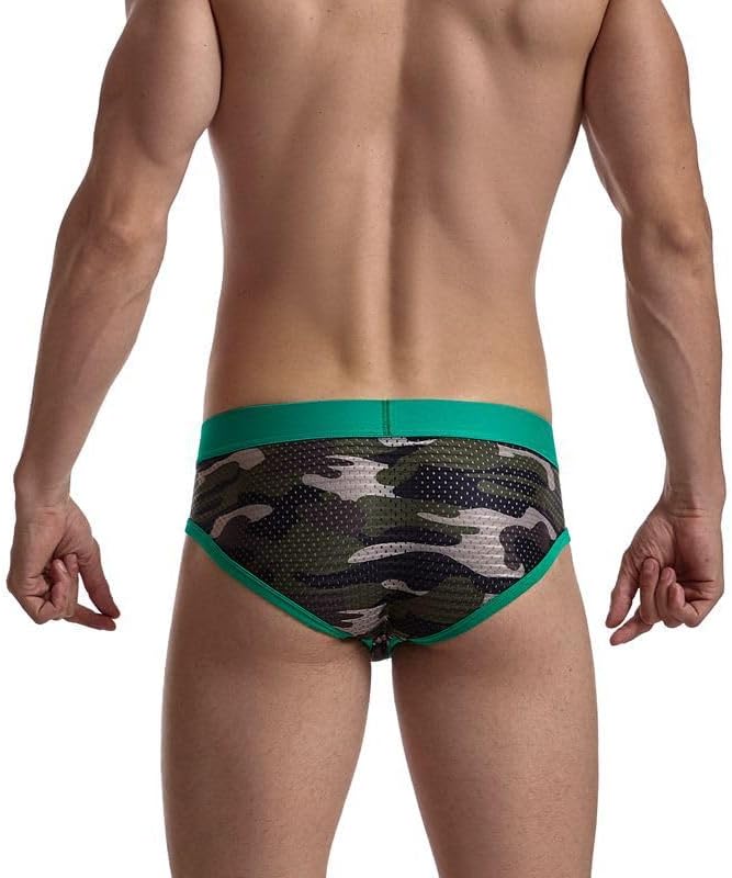JOCKMAIL Men's Underwear Briefs Men's Sexy Briefs Breathable Comfortable Mesh Underwear Men's Low Rise Briefs - Image 7