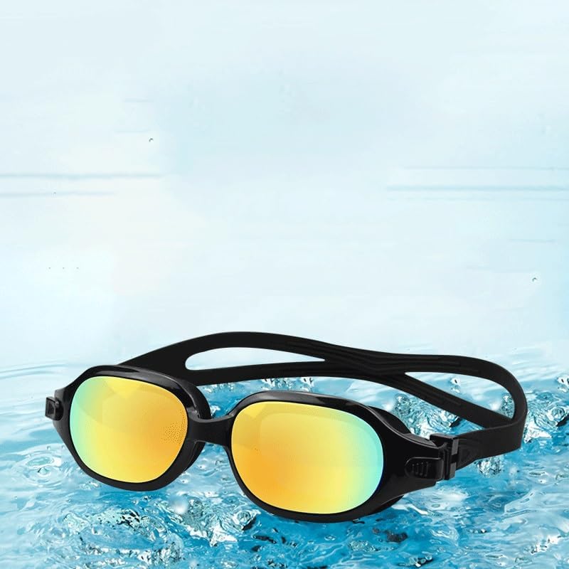 PC Waterproof Anti-fog Swimming Goggles Adjustable Men Women Universal Swim Glasses