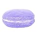 Gloryhonor Fashion Girl Coussin rond coloré macaron pour décoration de la maison Cadeau de Noël