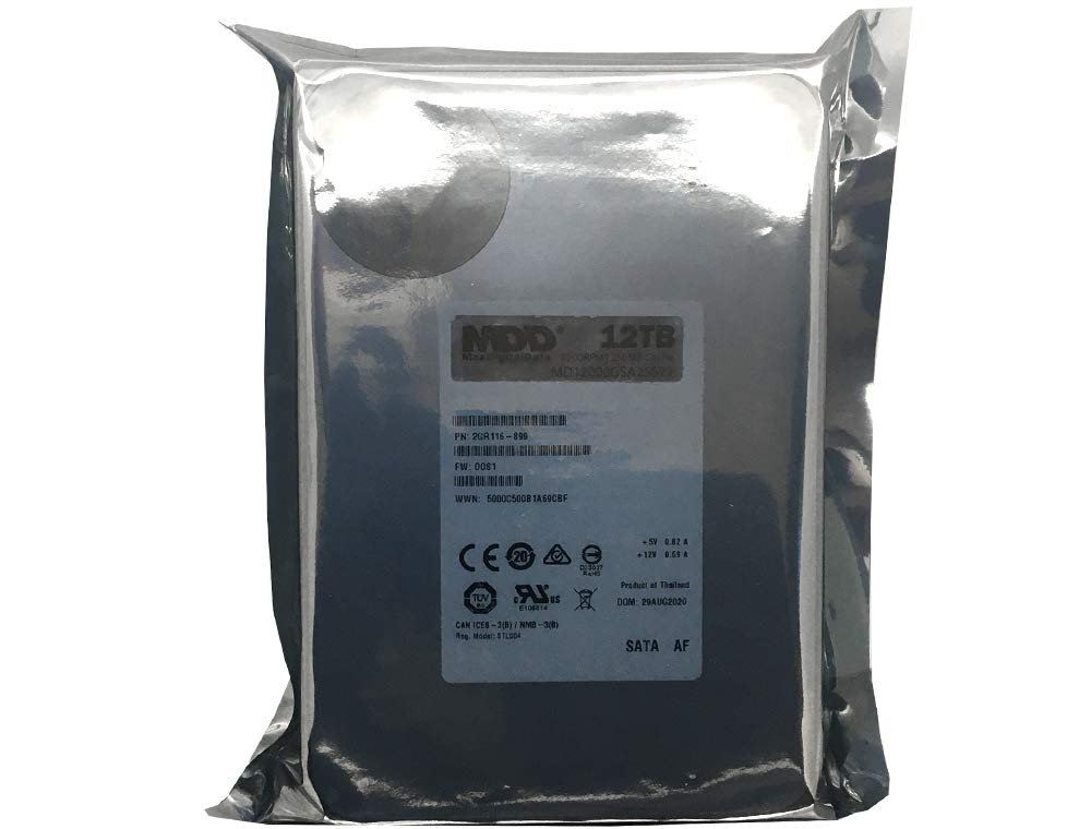 Amazon | 【整備済み品】 MaxDigitalData (MD12000GSA25672) 12TB