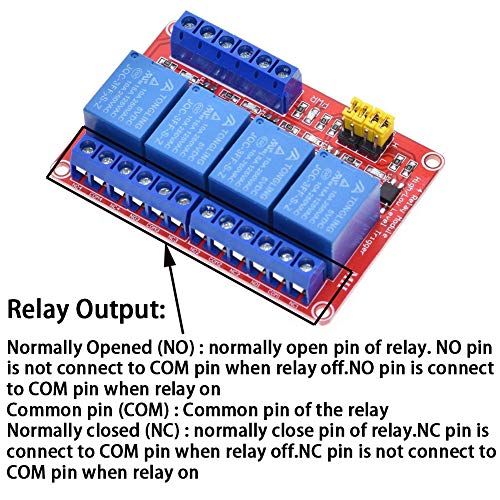 2PCS 5V 4 Channel Relay with Optocoupler High/Low Level Trigger - Image 4