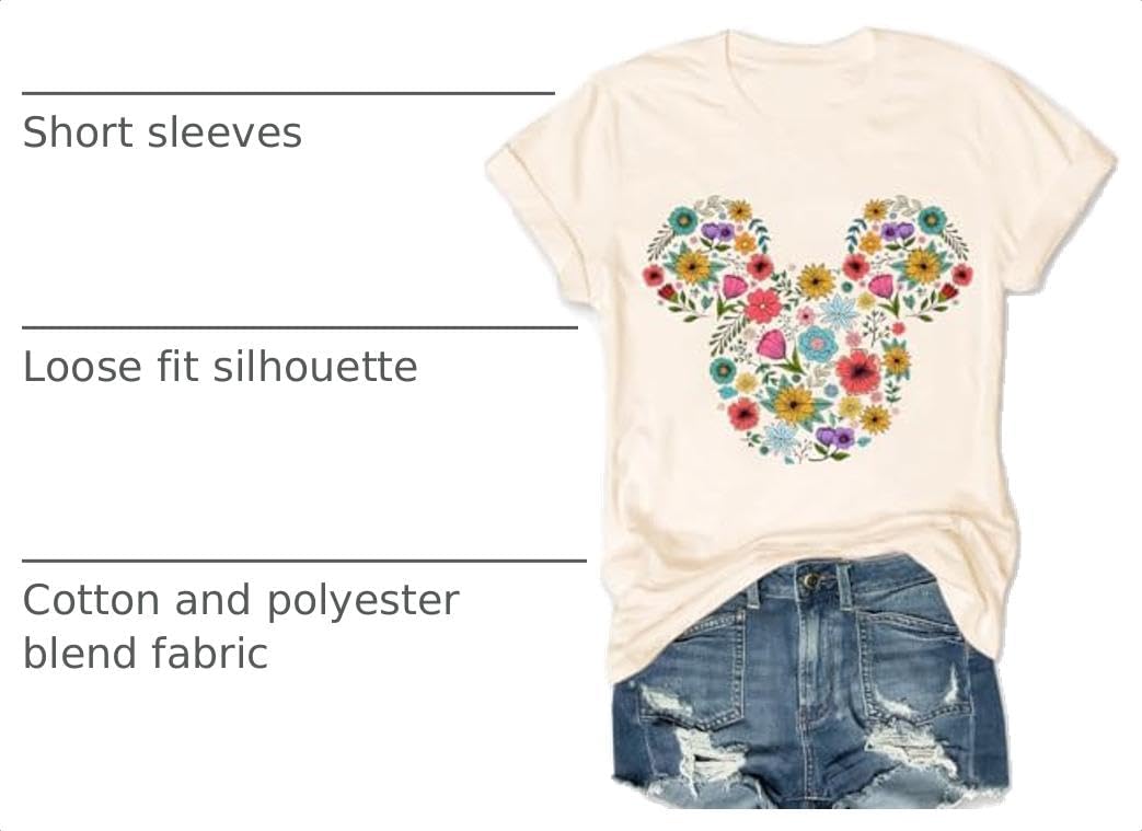Women Magical T Shirt Vintage Magic Kingdom Castle Shirt Funny Graphic Tees image 4