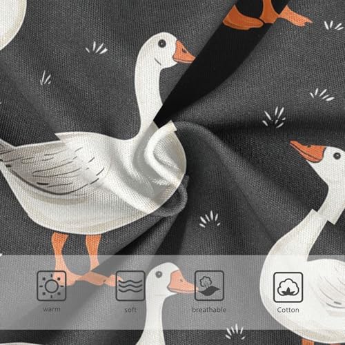 Wusikd Farm Animal Girls' Underwear Cotton Goose Duck Girls Briefs Soft Toddler Underwear 2T3