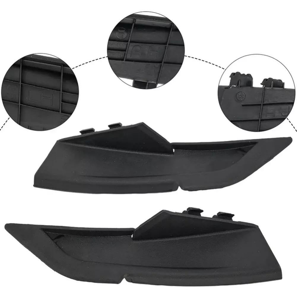 86153-3X000, 86154-3X000, Pair Front Windshield Wiper Cowl Cover Panel Black for Hyundai Elantra 2011-2016, 861533X000 861543X000