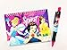 2 Pieces Disney Princesses Party Favors Autograph Book with Pen Note Pads Memo - (2 Pieces Princesses)