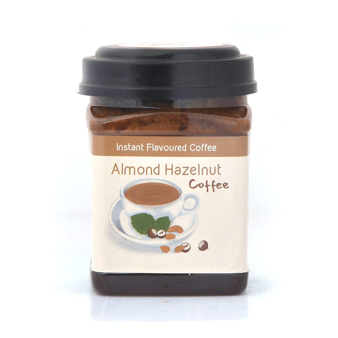 HETALS HOMEMADE Premium Instant Coffee |11 Different Flavours Of Coffee | 250 GM | Prepares 20 CUPS | Make hot or cold (Almond Hazelnut Coffee)