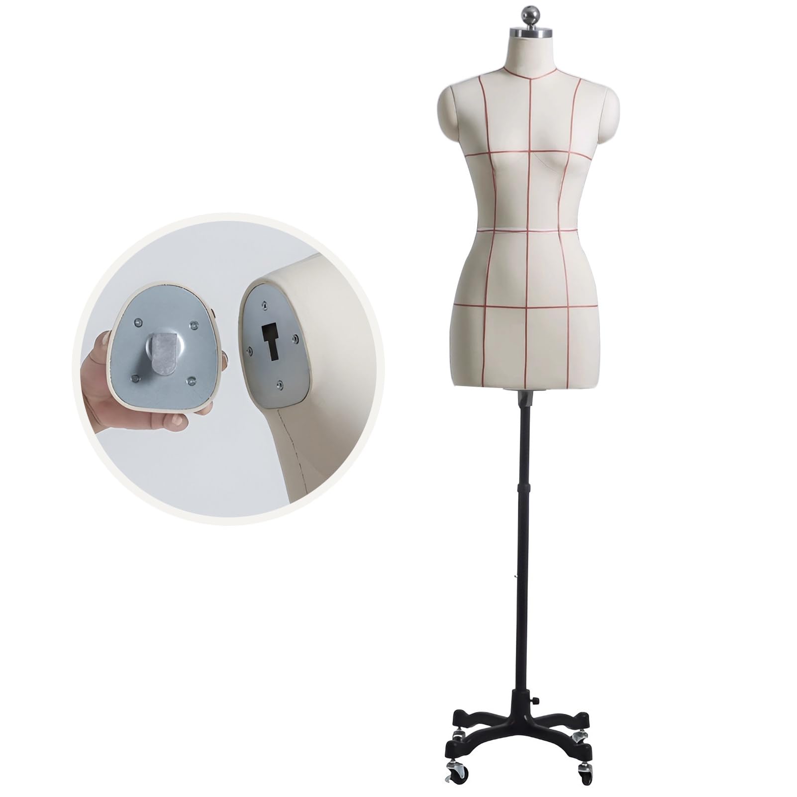Mannequin de couture grande taille pour ajuster les formes généreuses