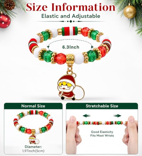 HSHFAMIIY Christmas Bracelets, 7-Pack - image 2