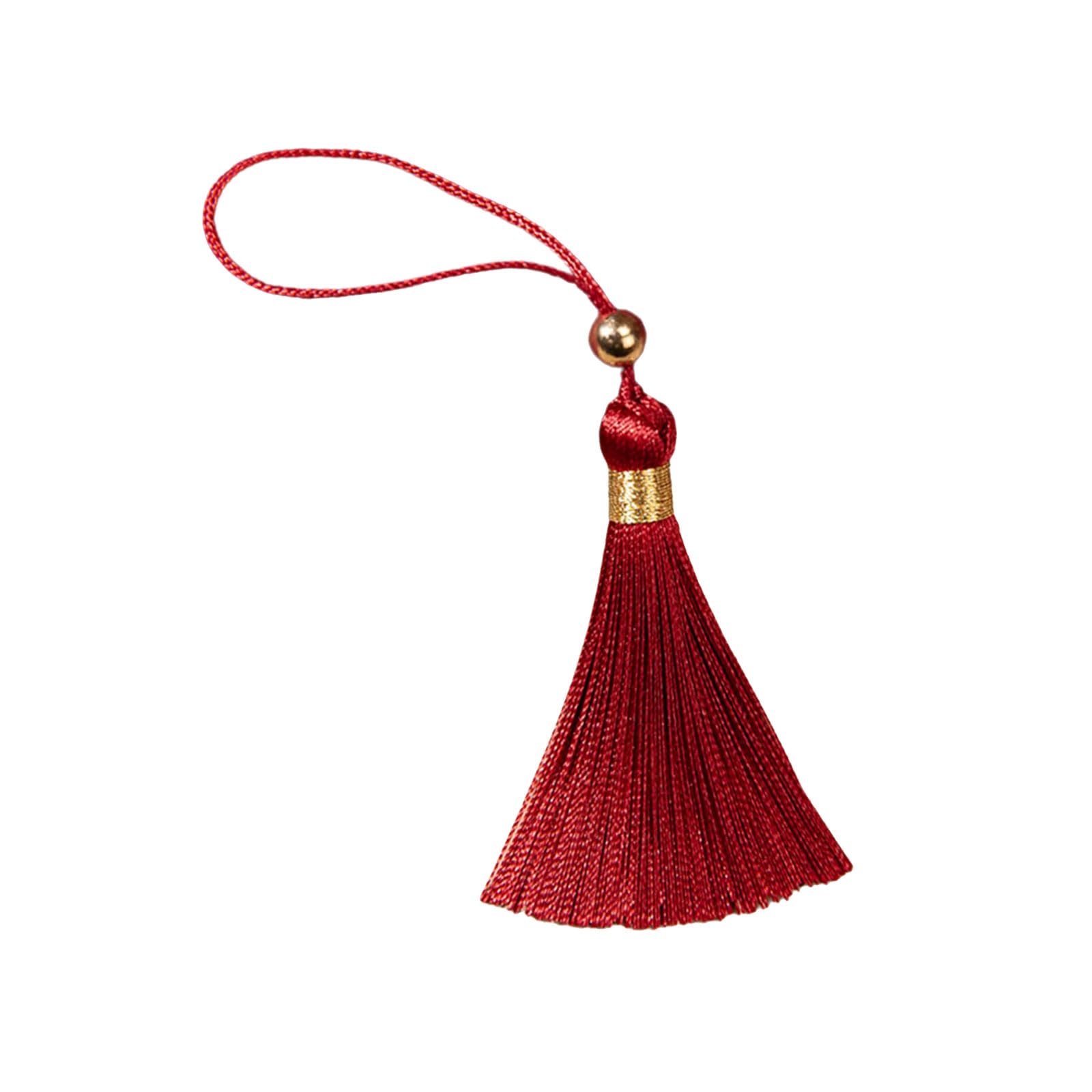 NEWFT Practical Sturdy Polyester Materials Tassels Pendant in Vibranting Color Accesosry for Jewelry and Home Decoration