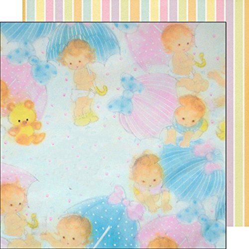 Paper Pack (16Sh 10"X10") Baby Newborn Flonz Vintage Paper For Scrapbooking And Craft #TOP3