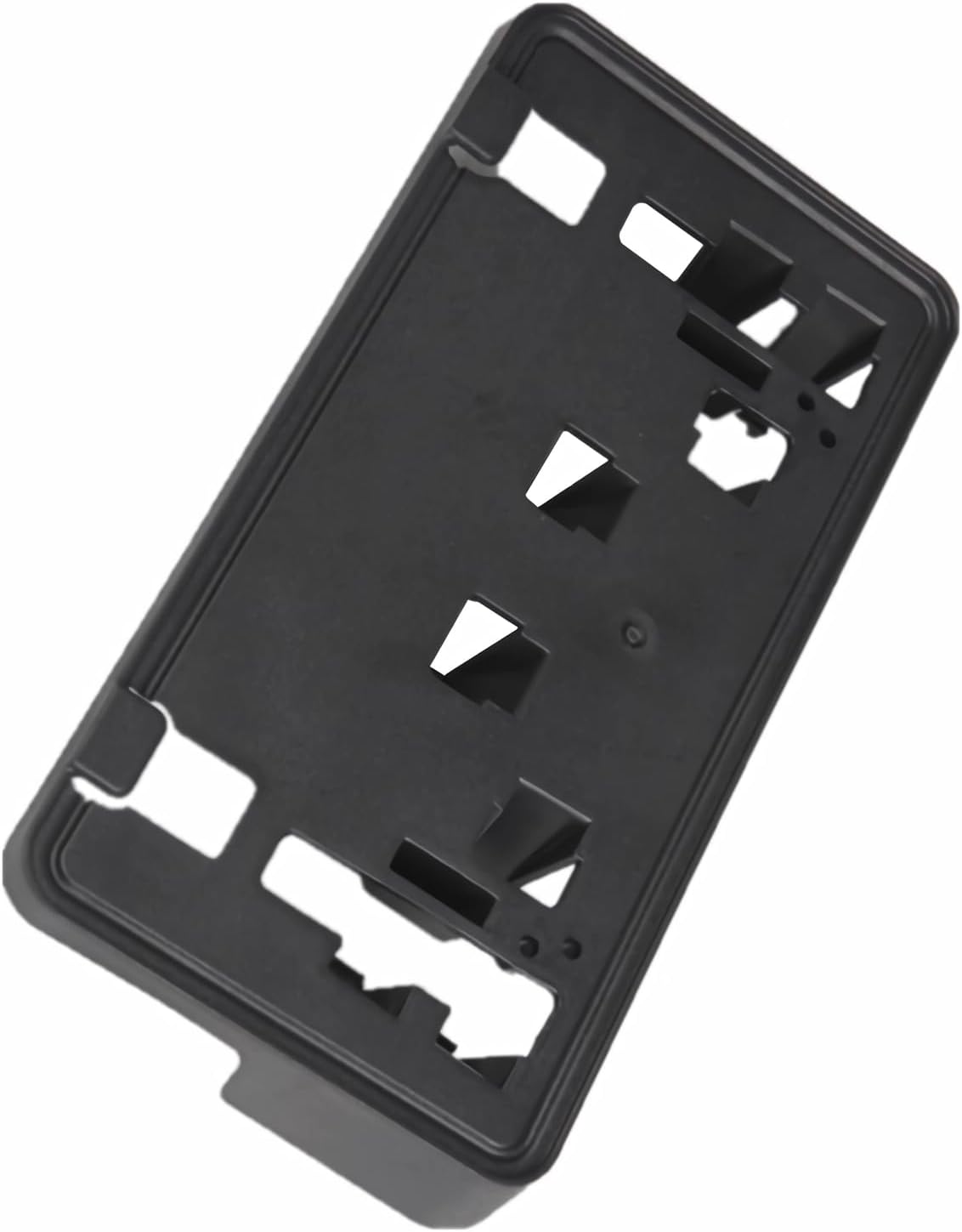 Front License Plate Bracket Frame Compatible with Ford F-150 F150 2021 2022 2023 2.7L, 3.0L, 3.5L V6, Replacement for ML3Z-17A385-BB Black 21-23 License Plate