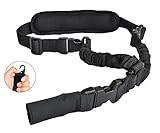 Upgraded Metall Haken, stabile und großen offenen für schnelles Anbringen oder lösen zu Gewehr integriertes Ring & schwenkbare Halterung, und Elastic Hook Cover schützt die Waffe vor Kratzern