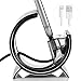 iPhone Stand, SINJIMORU iPhone Dock / Charging Station for iPhone 7/ 7 Plus/ 6/ 6 Plus/ SE/ 5/ 5c/ iPod touch with Lightning Cable(no MFI). Sync Stand Aluminum, iPhone Package, Black.