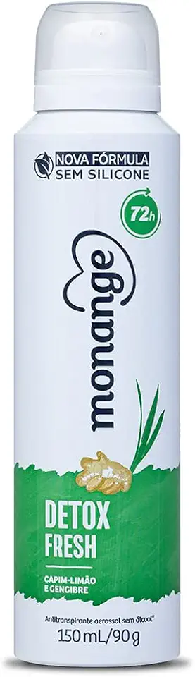 Monange Desodorante Aerossol Antitranspirante Feminino Detox Fresh 90G